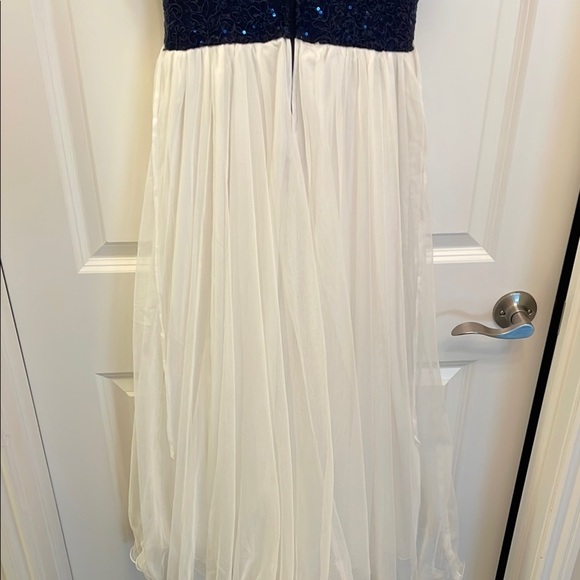 Girls Sequin Pleated Gown Party Dress Wedding 14 - Picture 8 of 16